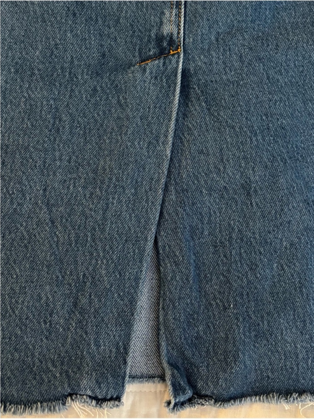 Pilcro Anthropologie Denim Midi Skirt Size 6 - Picture 8 of 11